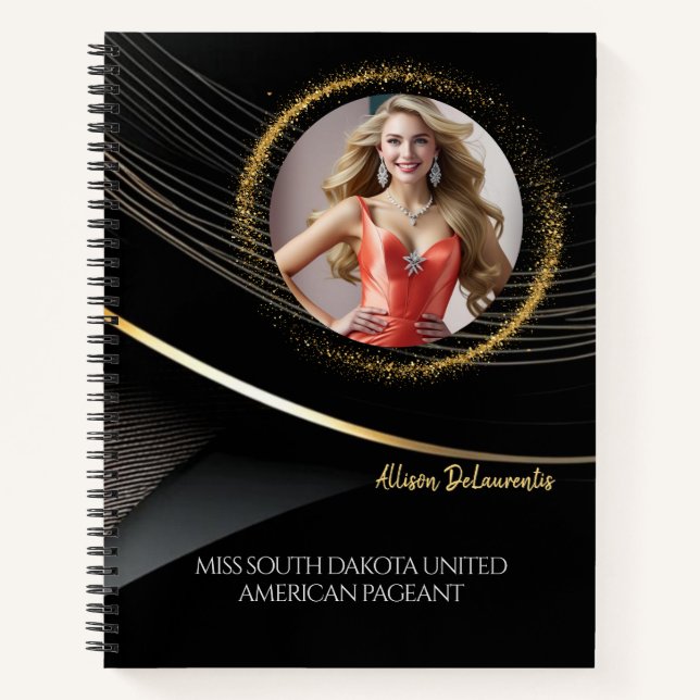 Checkliste für Gold Dust Ultimate Pageant Notizbuch (Vorderseite)
