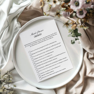 Checkliste für Trauzeuginnen, Party Einladung