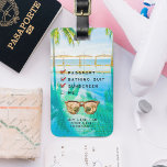 Checkliste niedliche tropische Destination Gepäckanhänger<br><div class="desc">Mit diesem Niedlichen Checklist Luggage Tag für das tropische Reiseziel bleibe und stilvoll reisen - perfekt für Jetset-Fahrer, die in warme und sonnige Stunden unterwegs sind! Dieses Gepäckanhänger mit einer lebendigen tropischen Poollandschaft mit Palmen, Liegestühlen und einer schicken Sonnenbrille verspricht eine praktische Erinnerung. Auf der spielerischen Checkliste finden Sie das...</div>