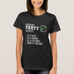 Checkliste Party T-Shirt