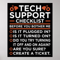 Checkliste "Technischer Support" Computer-IT-Progr
