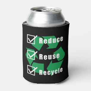 Checkliste "Umweltschutz" Recycle Wiederverwendung Dosenkühler