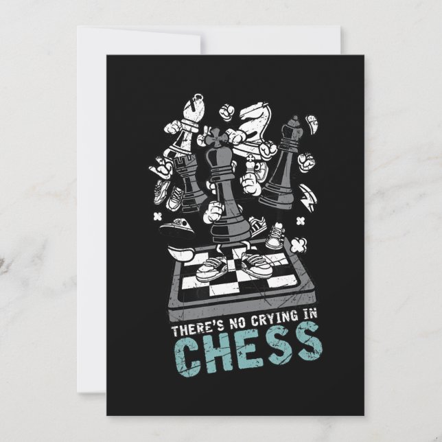 Checkmate Bishop Schess Geek Gift Schach Einladung (Vorderseite)