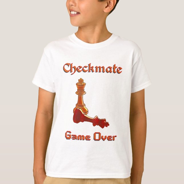 Checkmate Game Over T-Shirt (Vorderseite)