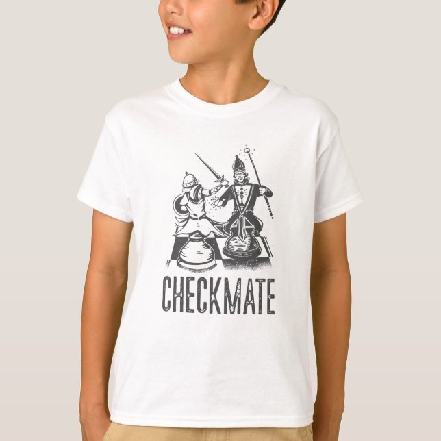 Checkmate Shirt Schach T - Shirt für Men Schach (Vorderseite)