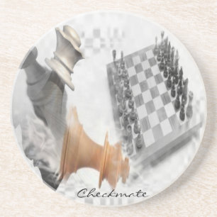 Checkmate-Untersetzer Sandstein Untersetzer