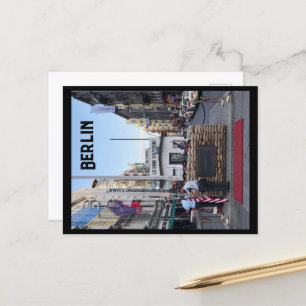 Checkpoint Charlie Berlin   Farbversion Postkarte