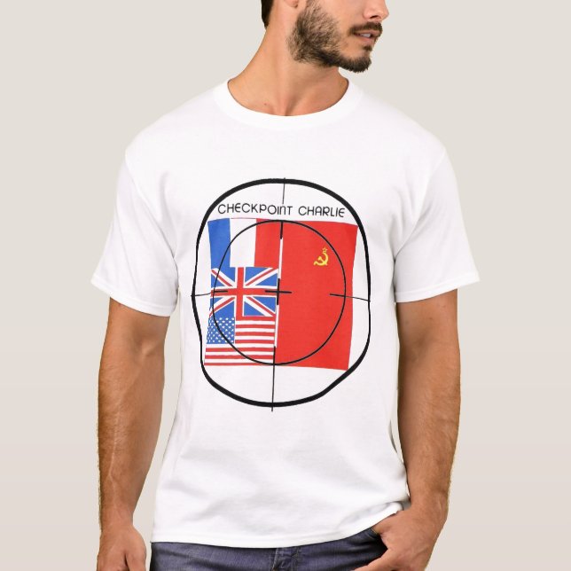 Checkpoint Charlie-Ziel T-Shirt (Vorderseite)