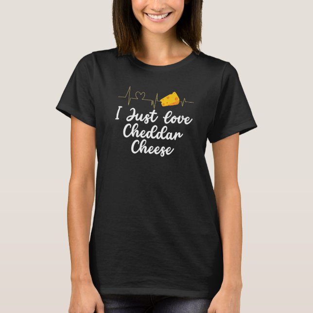 Cheddar Cheese Food T-Shirt (Vorderseite)