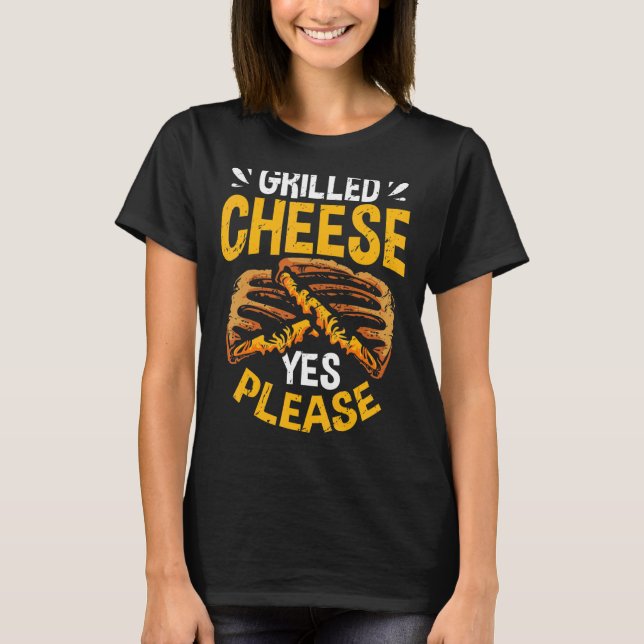 Cheddar Cheese Snacks gegrillter Käse Sandwich Toa T-Shirt (Vorderseite)