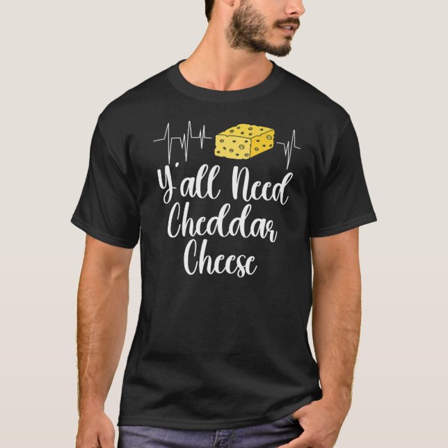 Cheddar Käse Food 4 T-Shirt (Vorderseite)