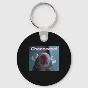 Cheeeeese! Haustier-Ratte-Aufkleber  Schlüsselanhänger