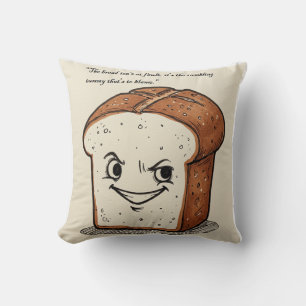 Cheeky Brot Schuld Game Mockup Kissen