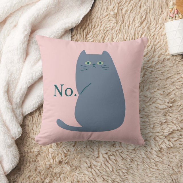 Cheeky Cat Funny Kissen (Decke)