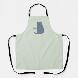 Cheeky Cat Funny Schürze