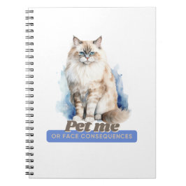 Cheeky Cat Quote Gift, Tierfreunde Notizblock