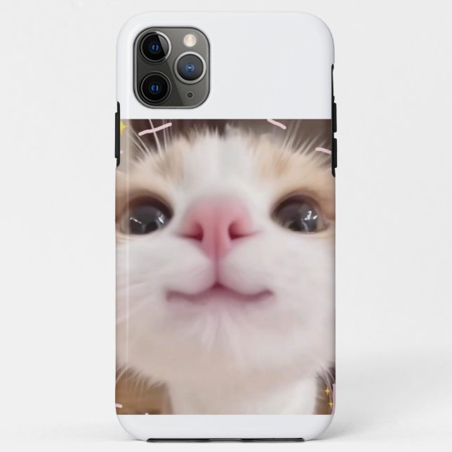 Cheeky Cat Tongue Out Phone Case – Cute & Playful  (Rückseite)