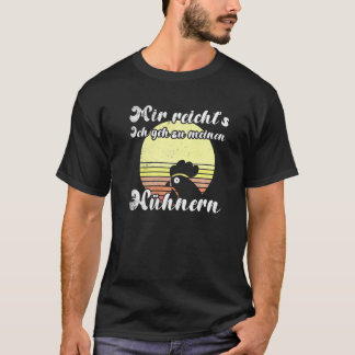 Cheeky Chicken Sunset Geh Zu Meine Hühnern Skript  T-Shirt