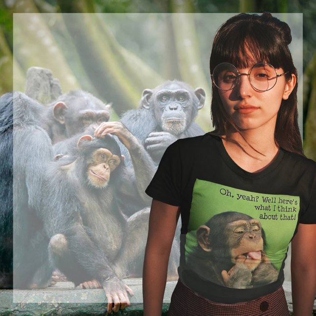 Cheeky Chimp T - Shirt (Von Creator hochgeladen)