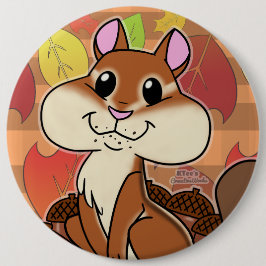 Cheeky Chipmunk - Button