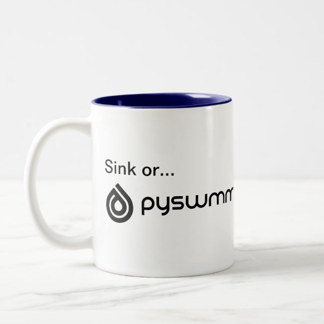 Cheeky Coffee Cup... Zweifarbige Tasse (Links)