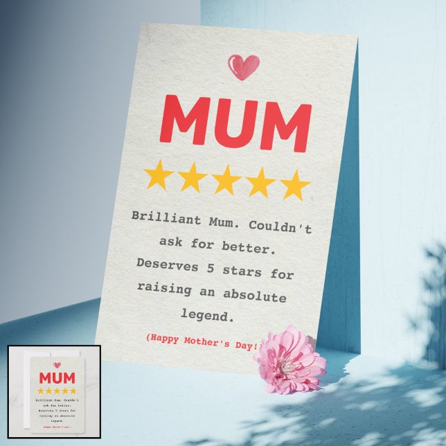 Cheeky & Funny Mother Day Card für Mama - Perfekt Einladung (Cheeky & Funny Mother's Day Card for Mum – Perfect UK Birthday, Christmas Greeting Card with Humour)