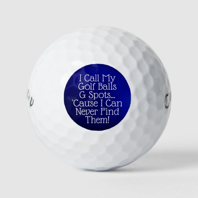 Cheeky Golf Ball Spaß (Vorderseite)