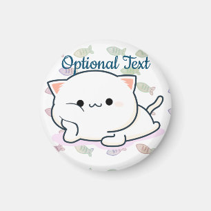Cheeky Kawaii Style Kitten Magnet