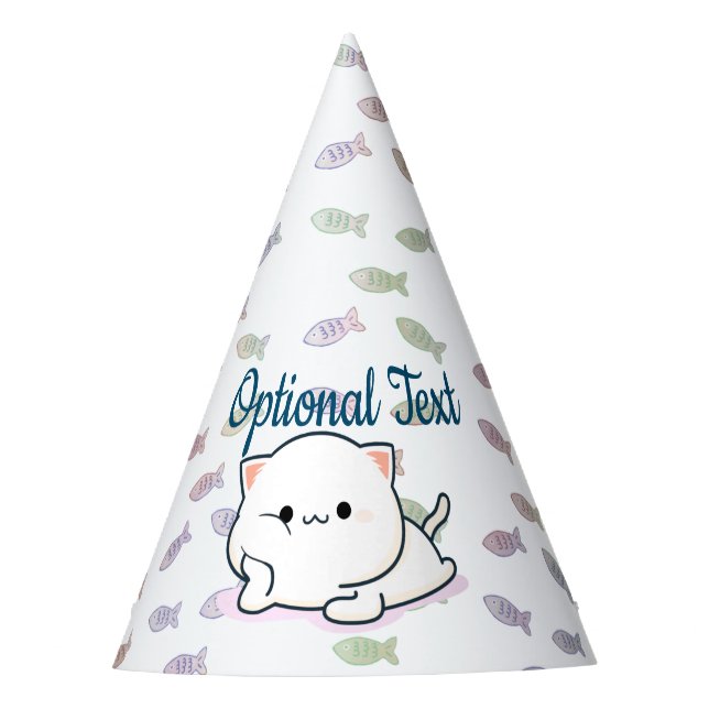 Cheeky Kawaii Style Kitten Partyhütchen (Vorderseite)
