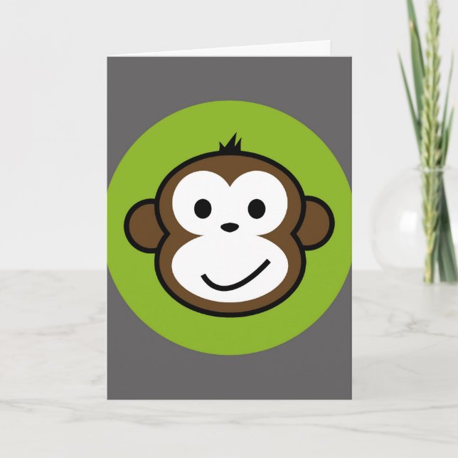 Cheeky Monkey Karte (Vorderseite)