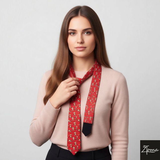 Cheeky Monkey Pattern Krawatte (Von Creator hochgeladen)