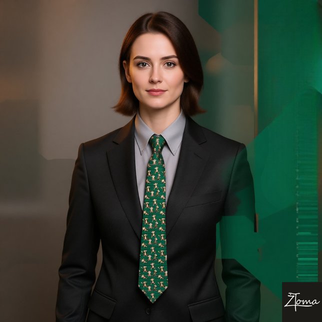 Cheeky Monkey Pattern Krawatte (Von Creator hochgeladen)