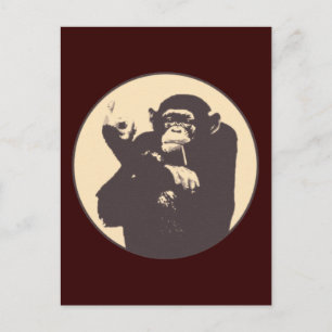 Cheeky Monkey Postkarte