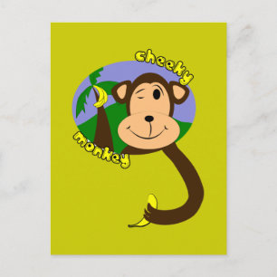 Cheeky Monkey Postkarte