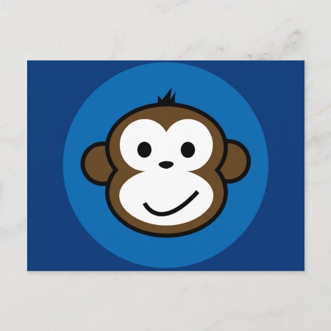Cheeky Monkey Postkarte (Vorderseite)
