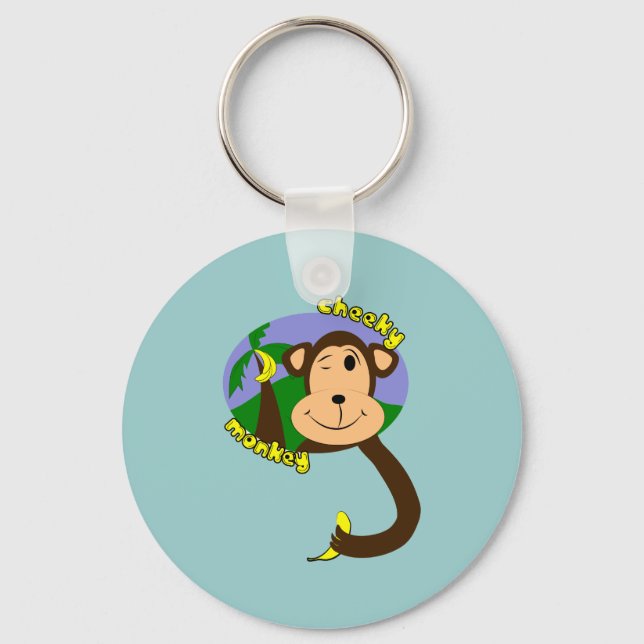 Cheeky Monkey Schlüsselanhänger (Vorderseite)