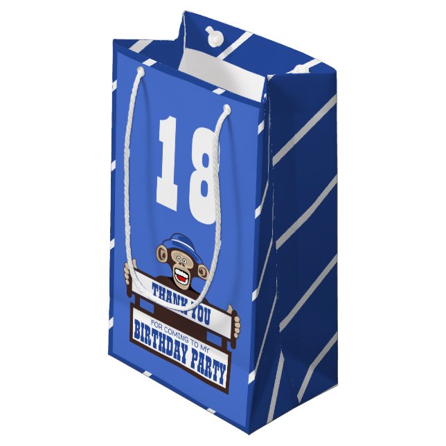 Cheeky Monkey Vielen Dank für Ihr Interesse Bag Kleine Geschenktüte (Vorderseite Schrägansicht)