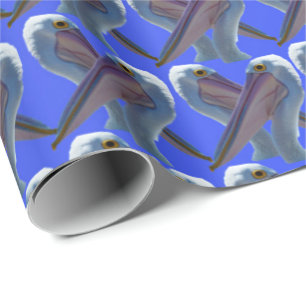 Cheeky Pelican Faces, Geschenkpapier