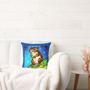 Cheeky, spielerisch Chipmunk Pal Kissen