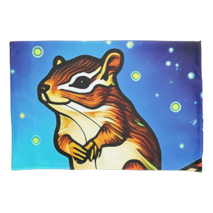 Cheeky, spielerisch Chipmunk Pal Kissenbezug