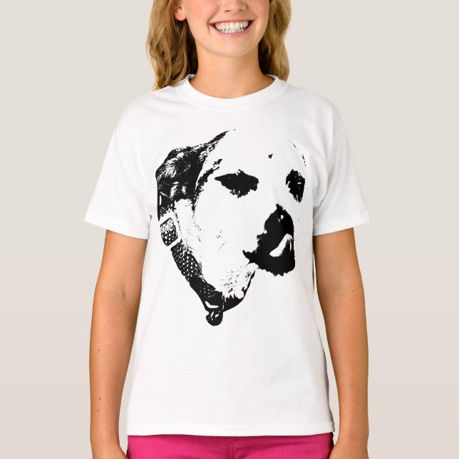 Cheeky Terrier Tee – Wink and Lick Art Print (Vorderseite)