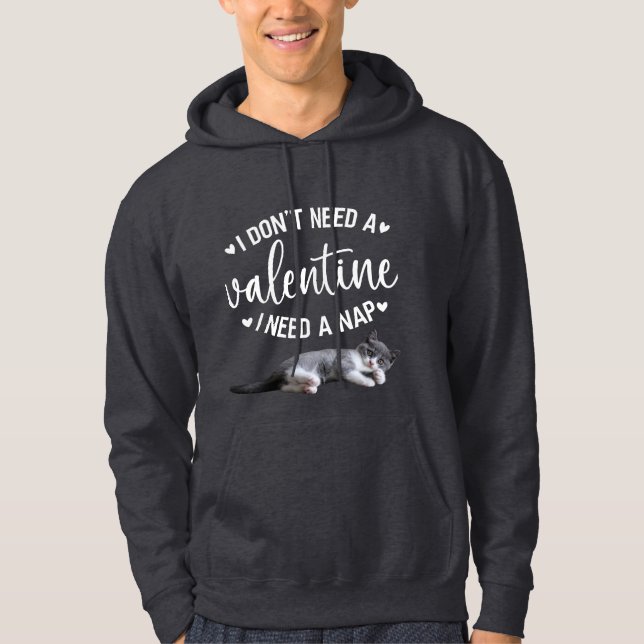 Cheeky Valentine Geschenk "Ich brauche ein Nickerc Hoodie (Vorderseite)