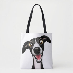 Cheeky Whippet in einem niedlichen Cartoon