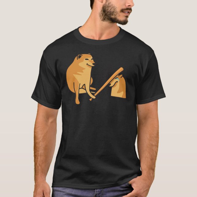Cheems Bonk Dog T-Shirt (Vorderseite)