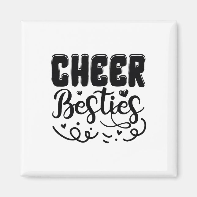 Cheer Besties Cheerleader _1  Magnet (Vorne)