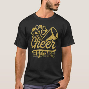 Cheer Brother Größter Fan Cheerleader Vatertag T-Shirt