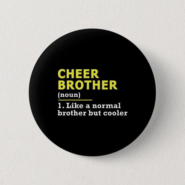 Cheer Bruder Cheerleading  Button (Vorderseite)
