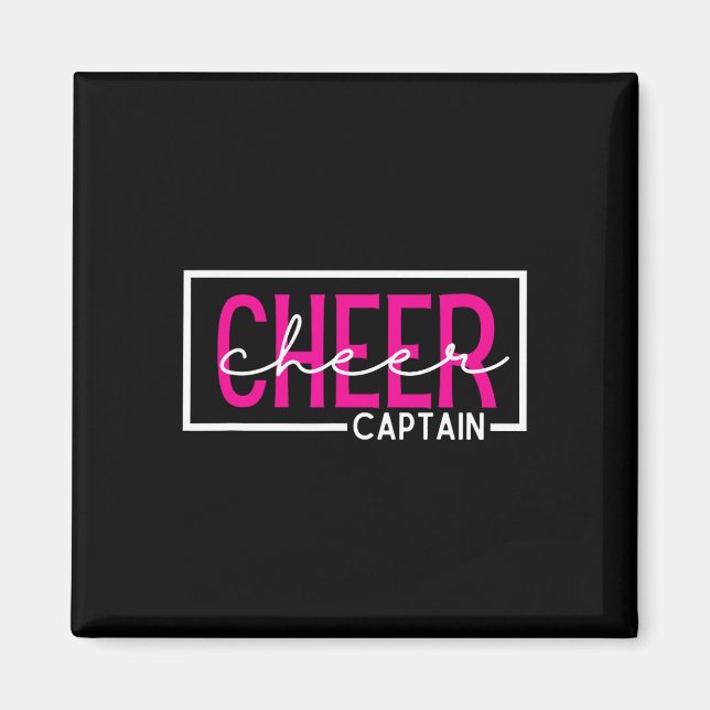 Cheer Captain Cheerleading  Magnet (Vorne)