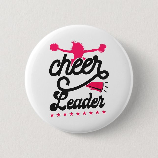Cheer Cheerleading Cheerleader  Button (Vorderseite)