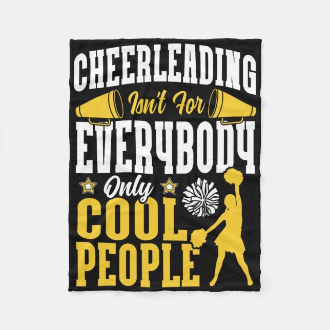 Cheer Cheerleading Cheerleading ist nicht für jede Fleecedecke (Vorderseite)